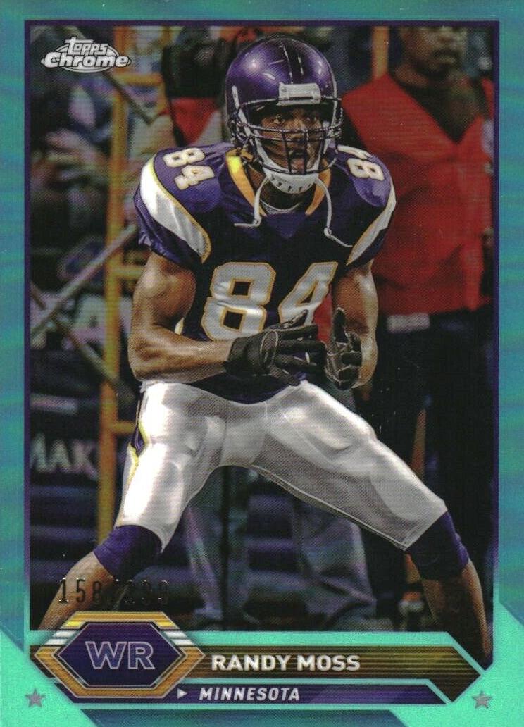 2023 Topps Composite Football Aqua Refractor Randy Moss #13