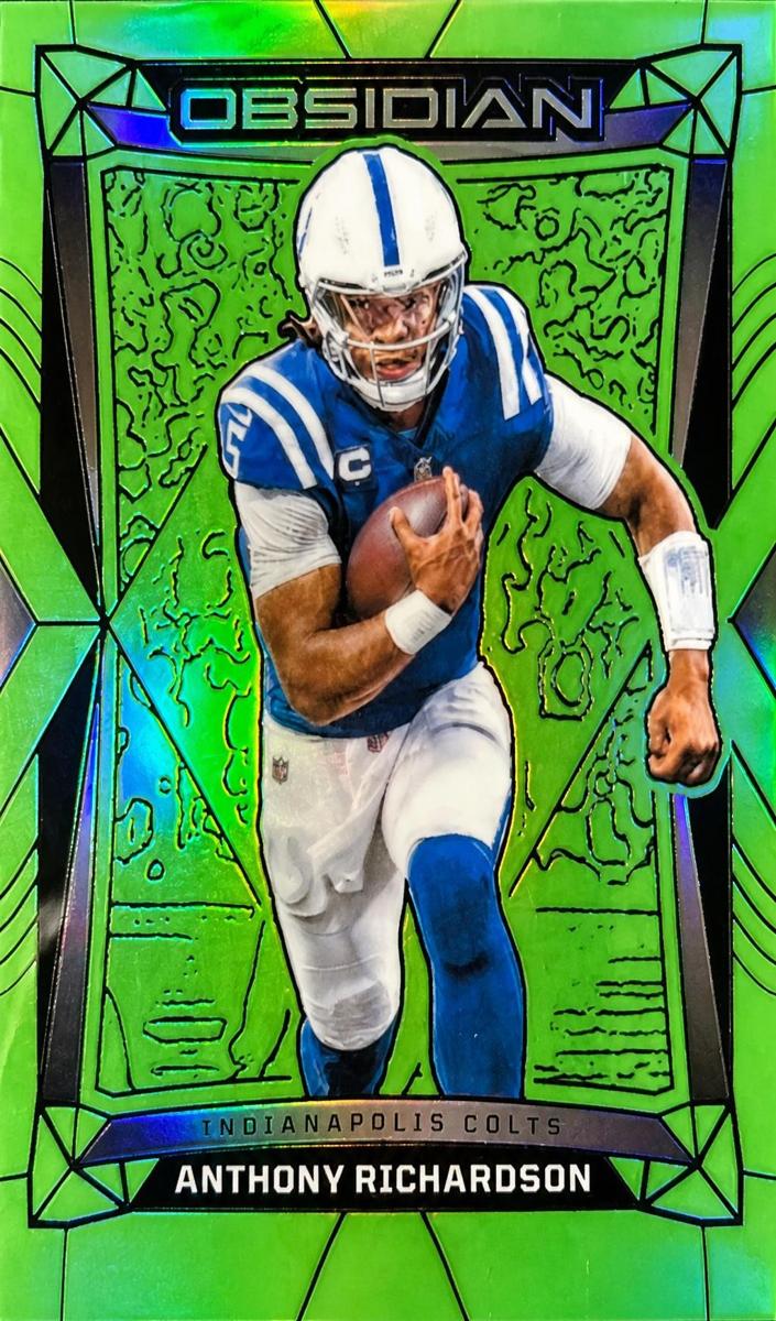 2024 Panini Obsidian Football Green Anthony Richardson #83