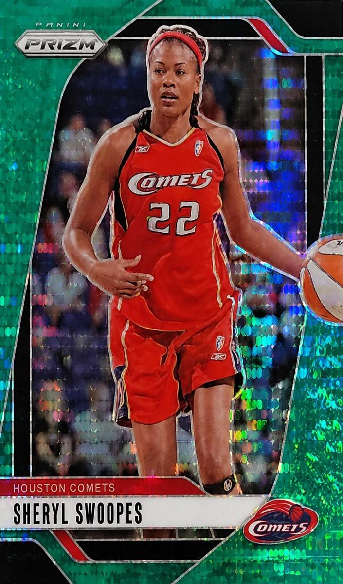 2024 Panini Prizm WNBA Basketball Green Pulsar Sheryl Swoopes #74