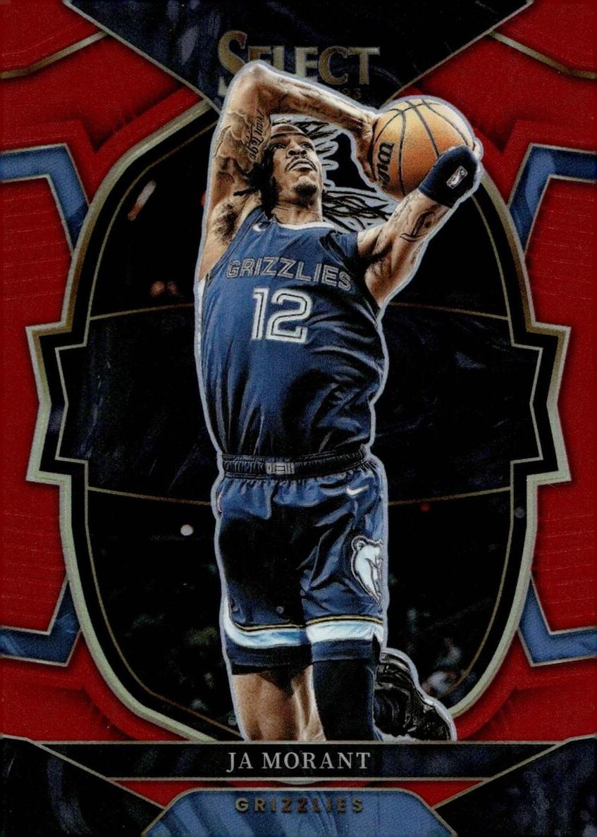 2022 Panini Select Basketball Red Ja Morant #58 PSA 10