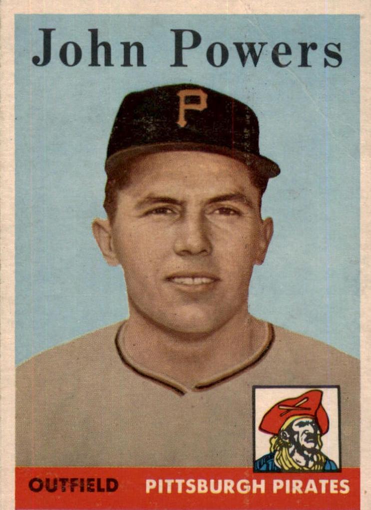 1958 Topps Baseball John Powers #432 PSA 7