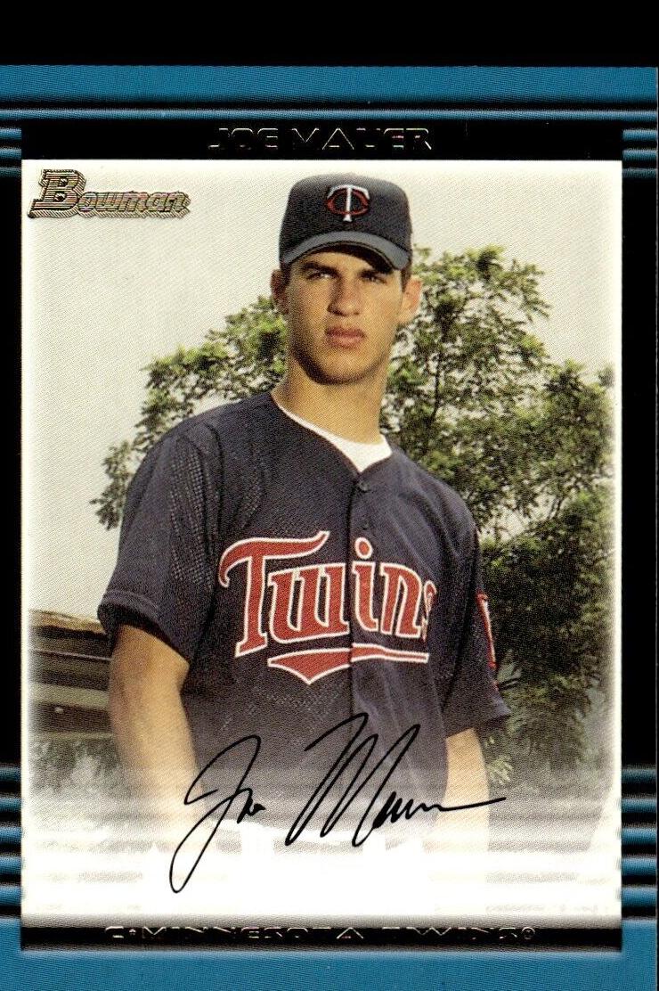2002 Bowman Baseball Joe Mauer #379 SGC 9