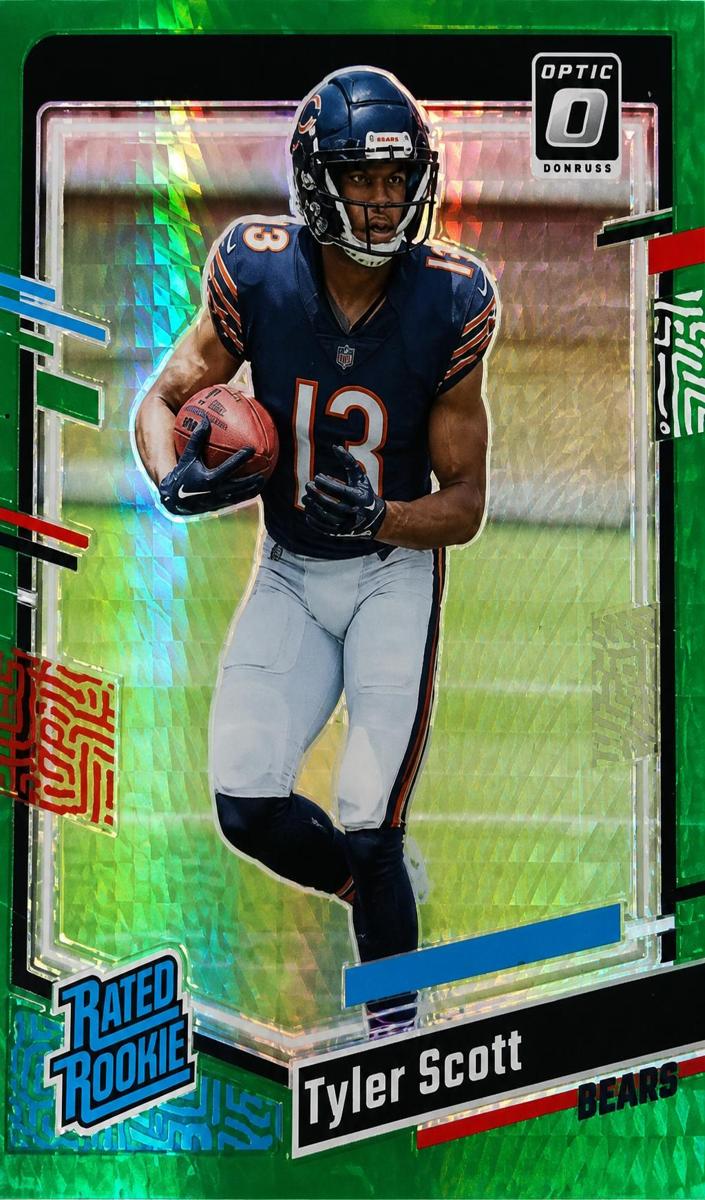 2023 Donruss Optic Football Green Hyper Tyler Scott #218