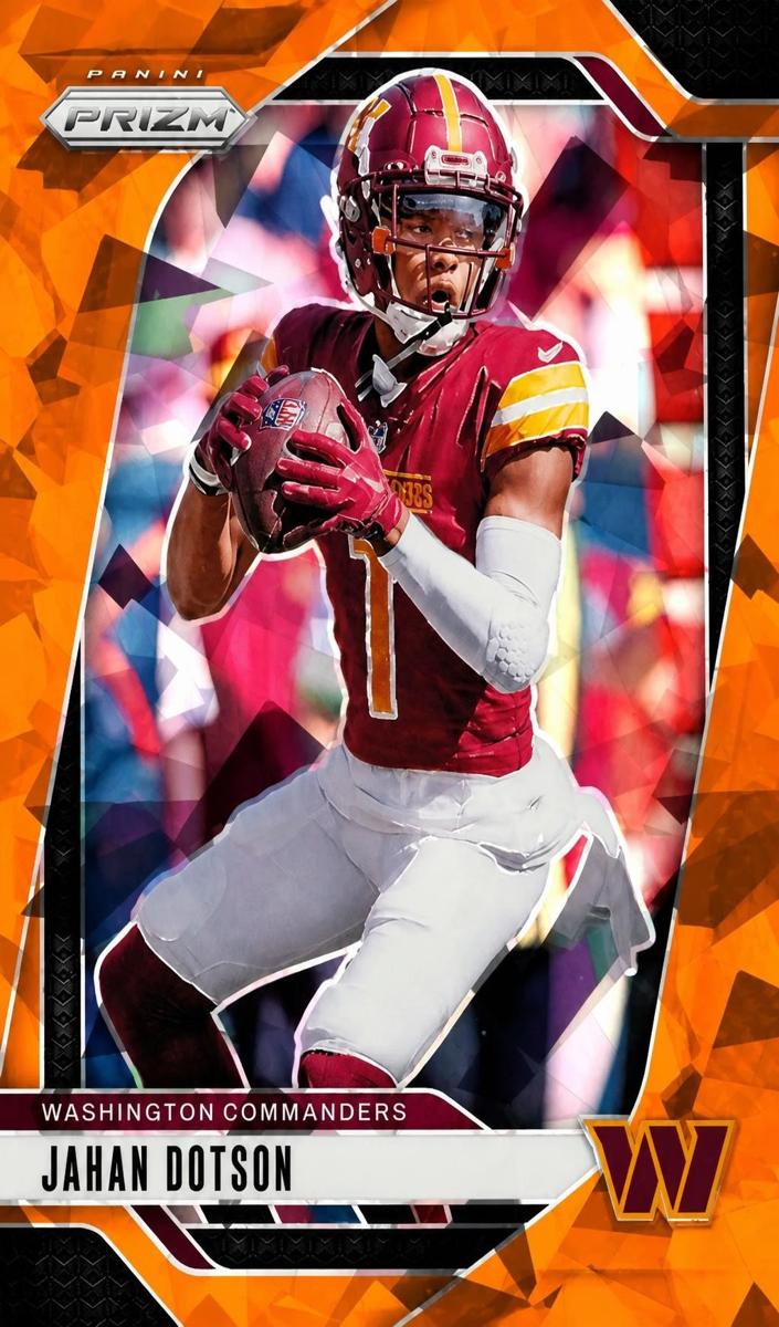2024 Panini Prizm Football Orange Ice Jahan Dotson #290