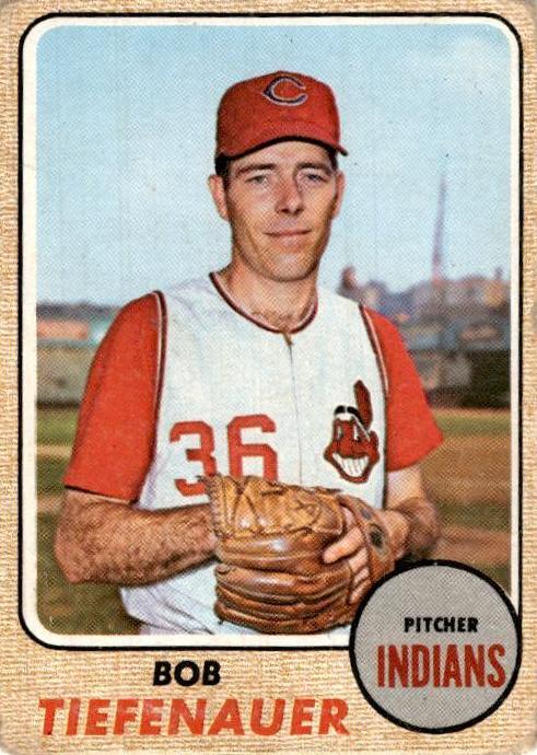 1968 Topps Baseball Bob Tiefenauer #269
