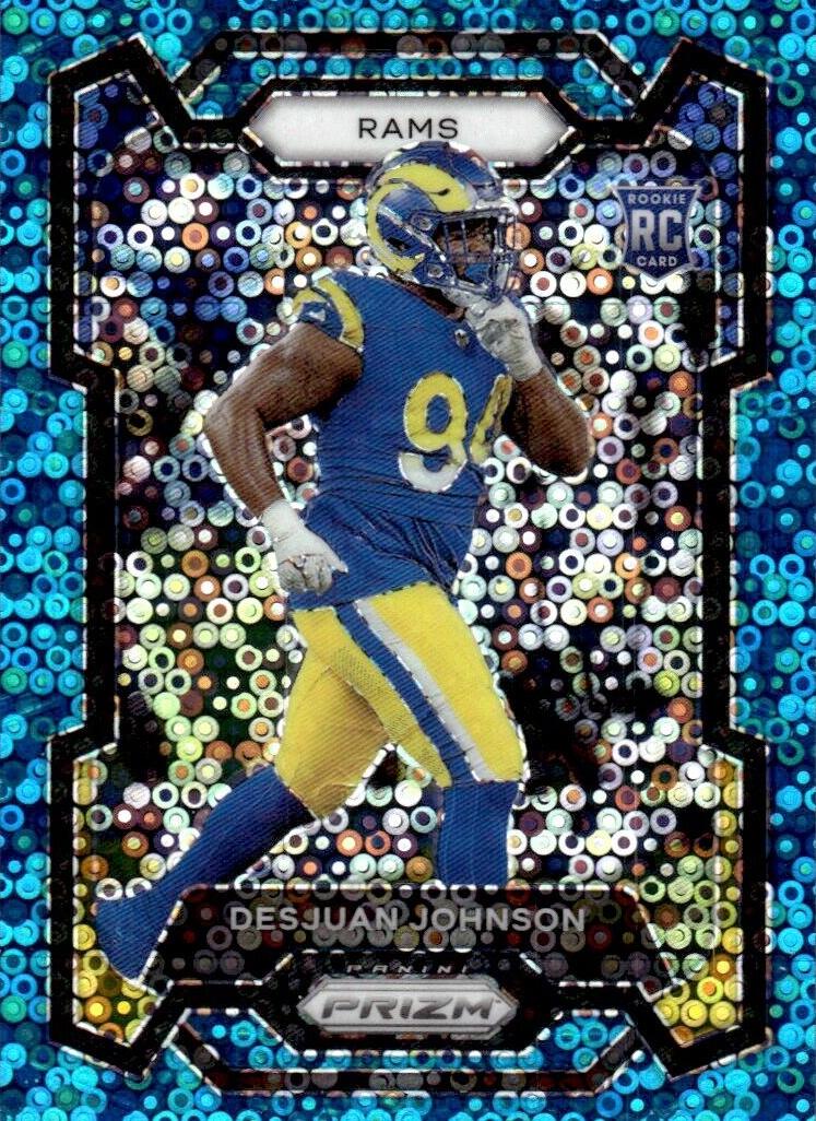 2023 Panini Prizm Football No Huddle Blue Desjuan Johnson #356