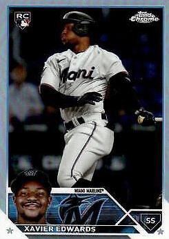 2023 Topps Chrome Update Baseball Refractor Xavier Edwards #USC211
