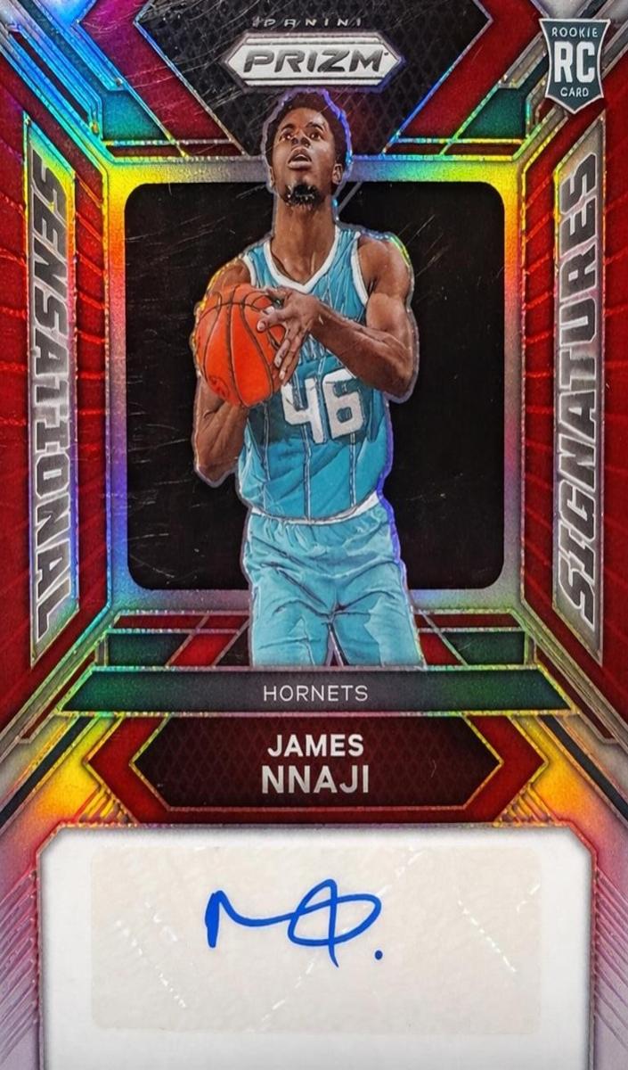 2023 Panini Prizm Basketball Red James Nnaji #SS-JN