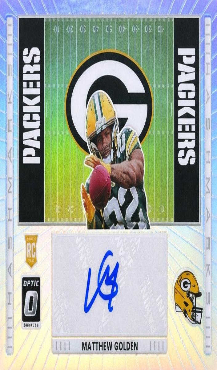 2025 Donruss Optic Football Matthew Golden #HM-MG PSA 9