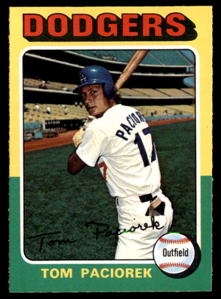 1975 O-Pee-Chee Baseball Tom Paciorek #523