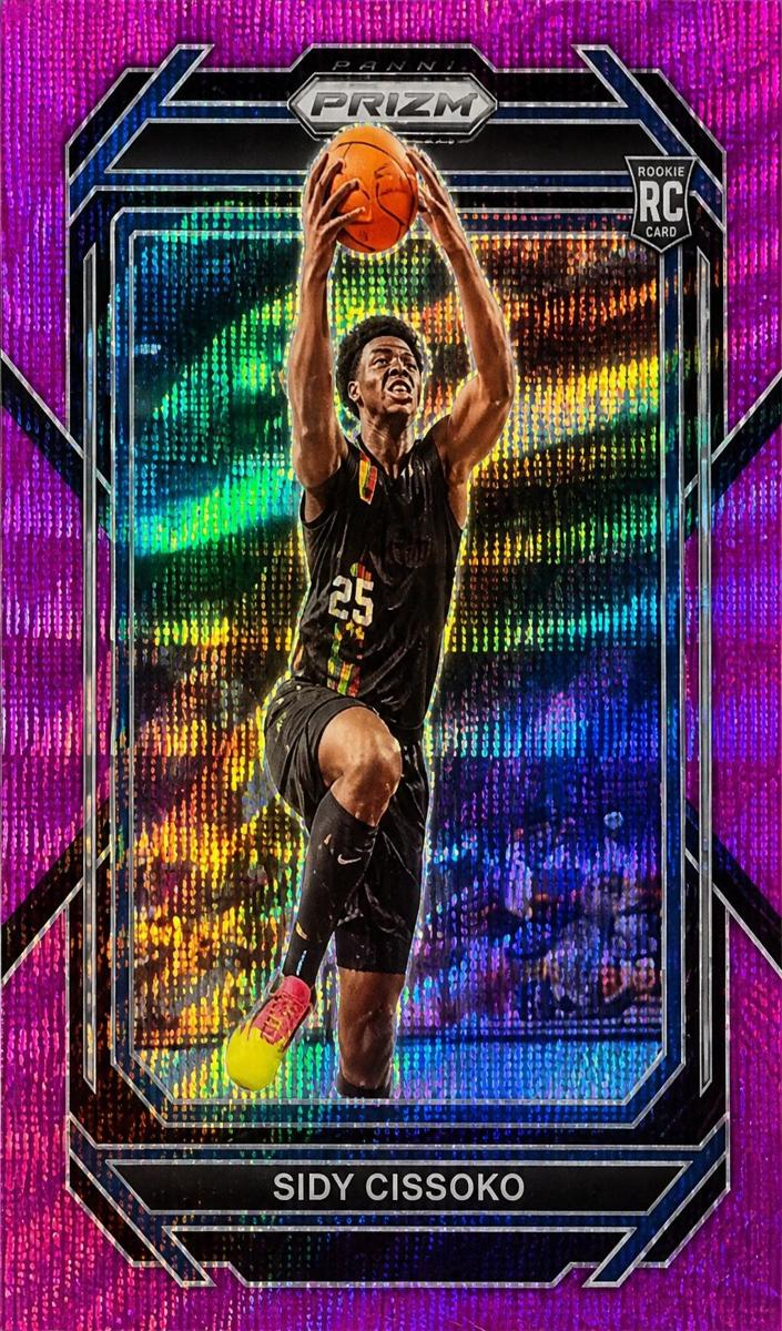 2023 Panini Prizm Draft Picks Basketball Purple Wave Sidy Cissoko #40