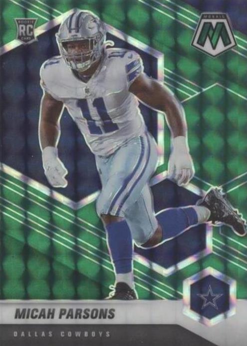 2024 Panini Mosaic Football Green Micah Parsons #62