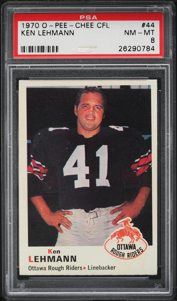 1970 O-Pee-Chee CFL Football Ken Lehmann #44