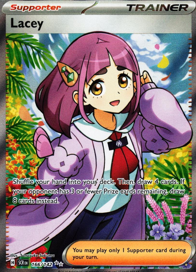 2024 Pokemon Scarlet & Violet Stellar Crown Lacey #166