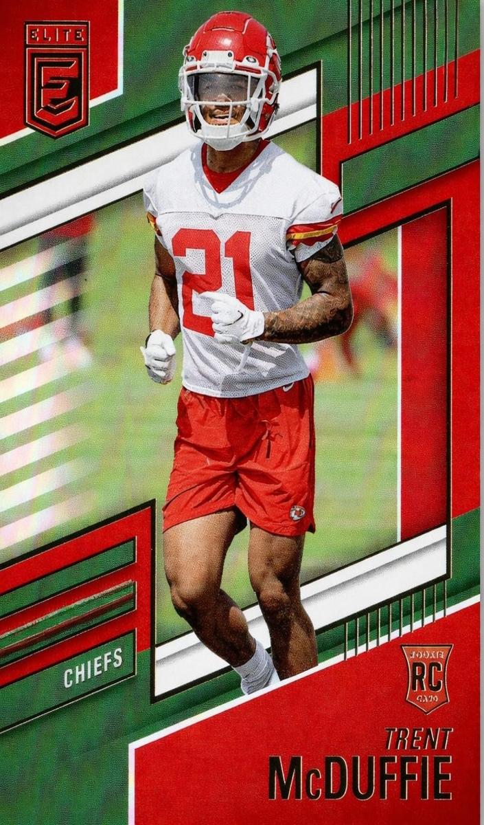 2022 Donruss Elite Football Green Trent McDuffie #144