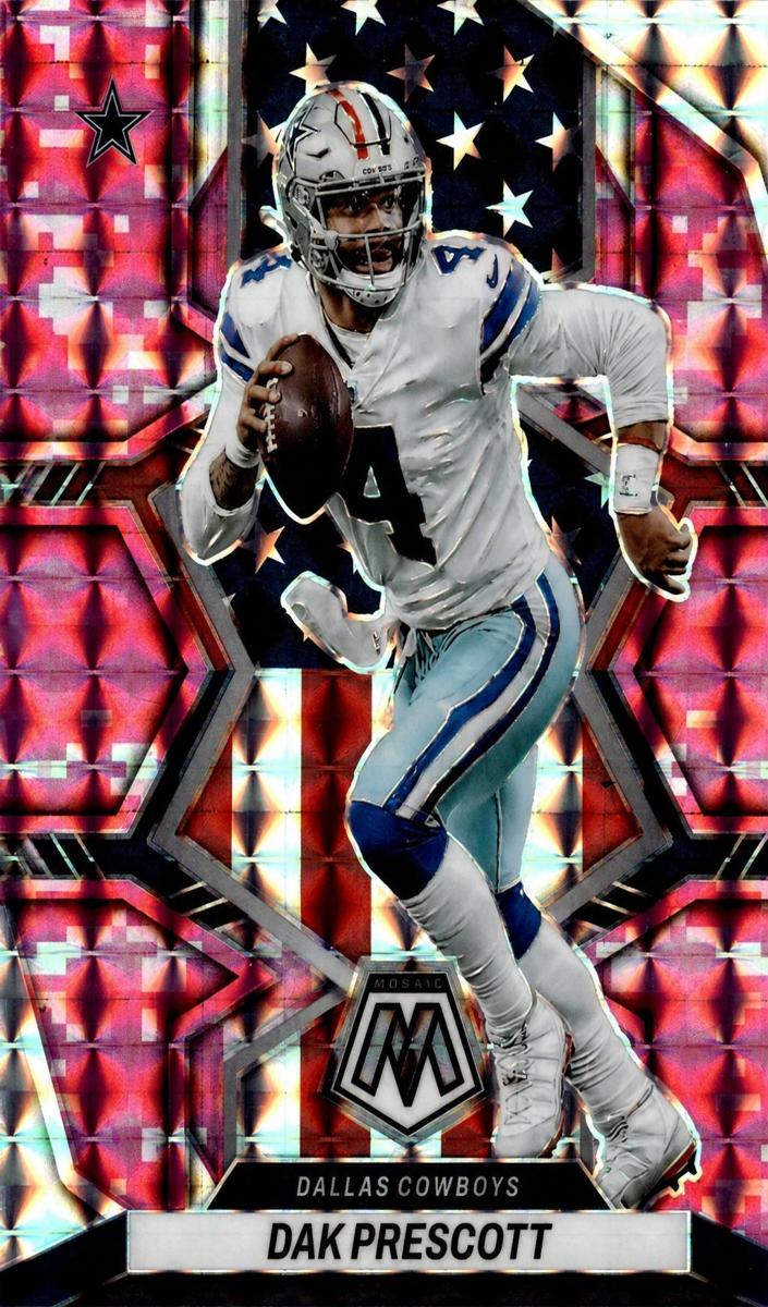 2022 Panini Mosaic Football Camo Pink Dak Prescott #258 CGC 9.5