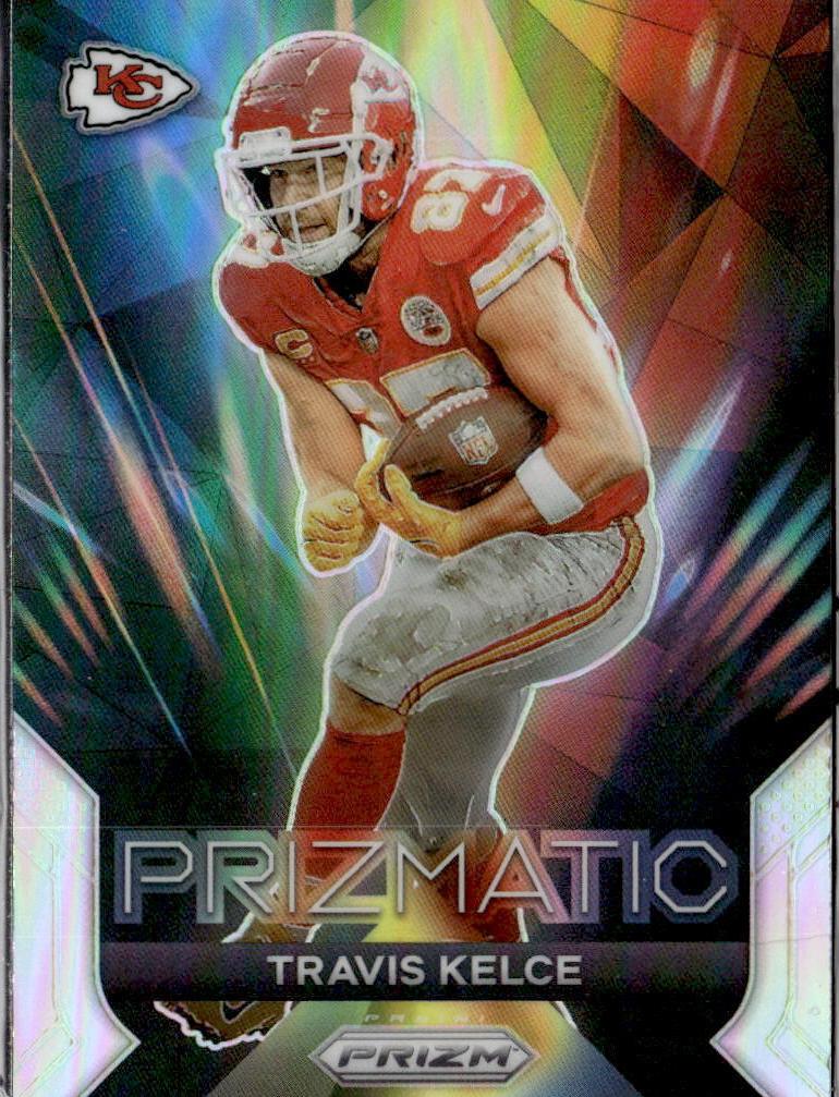 2023 Panini Prizm Football Silver Travis Kelce #10 PSA 9