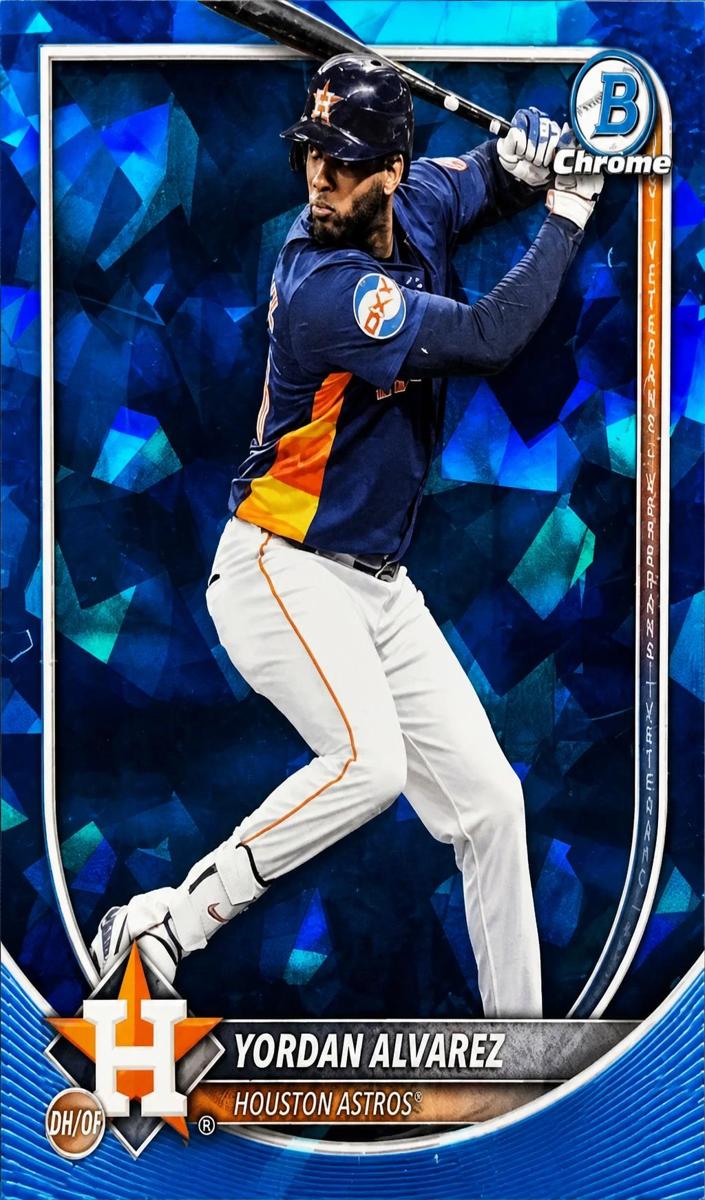 2025 Bowman Chrome Sapphire Baseball Yordan Alvarez #81