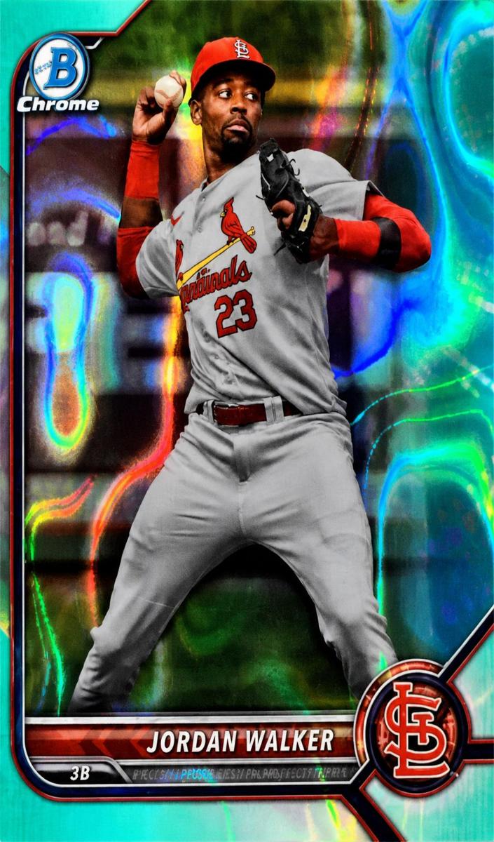 2022 Bowman Draft Baseball Aqua Lava Jordan Walker #BDC-36