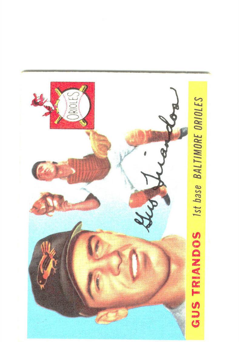 1955 Topps Baseball Gus Triandos #64