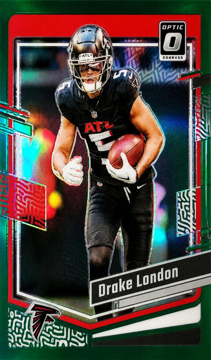 2023 Donruss Optic Football Green Drake London #10