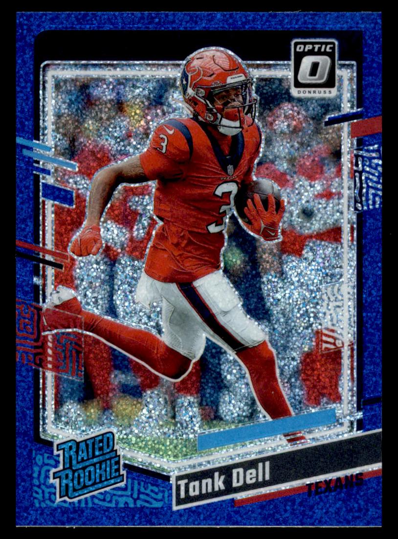 2023 Donruss Optic Football Blue Glitter Tank Dell #245