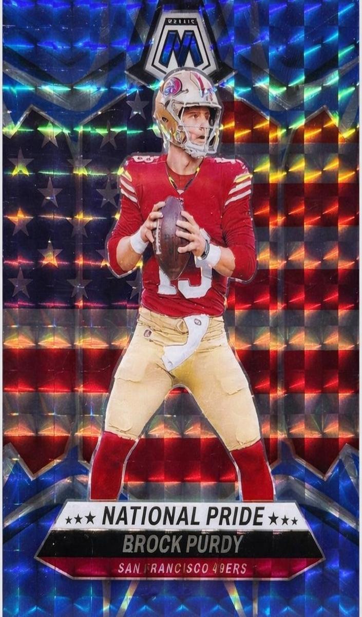 2024 Panini Mosaic Football Genesis Brock Purdy #255 SGC 8.5