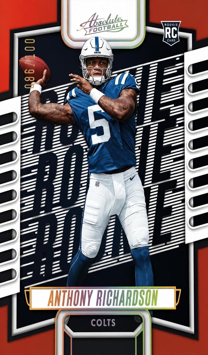 2023 Panini Absolute Football Spectrum Red Anthony Richardson #104 PSA 10