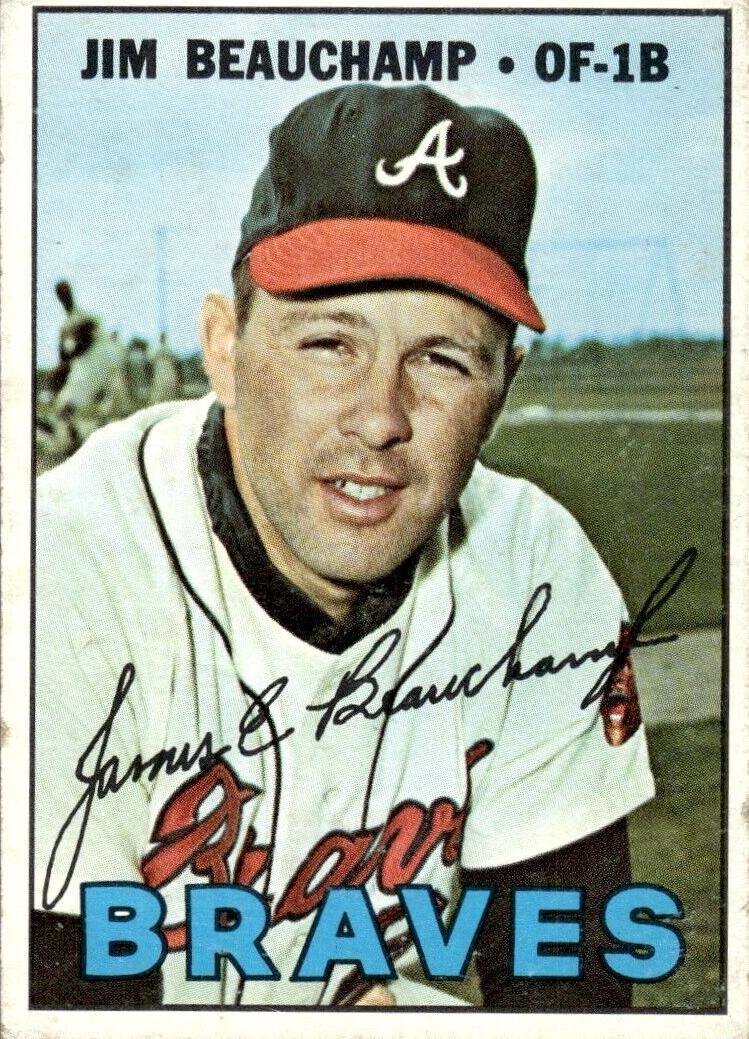 1967 Topps Baseball Jim Beauchamp #307