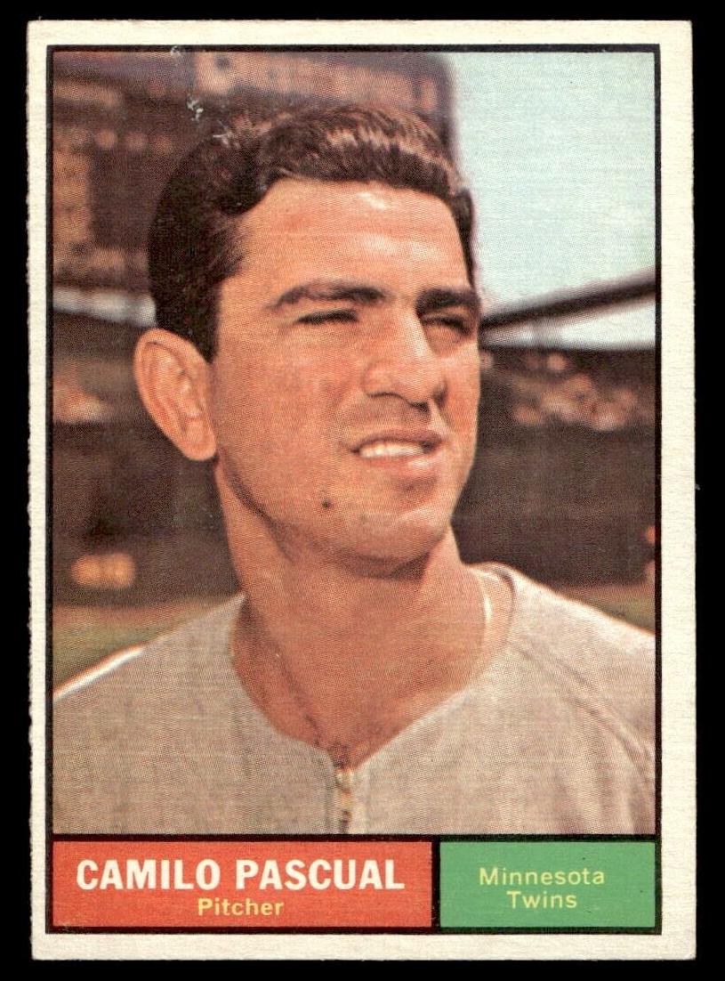 1961 Topps Baseball Camilo Pascual #235