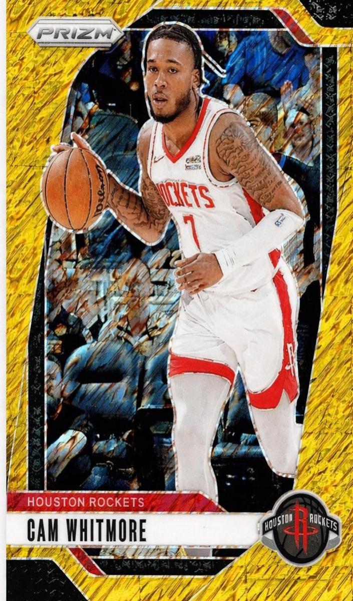 2024 Panini Prizm Basketball Gold Shimmer FOTL Cam Whitmore #110 PSA 9