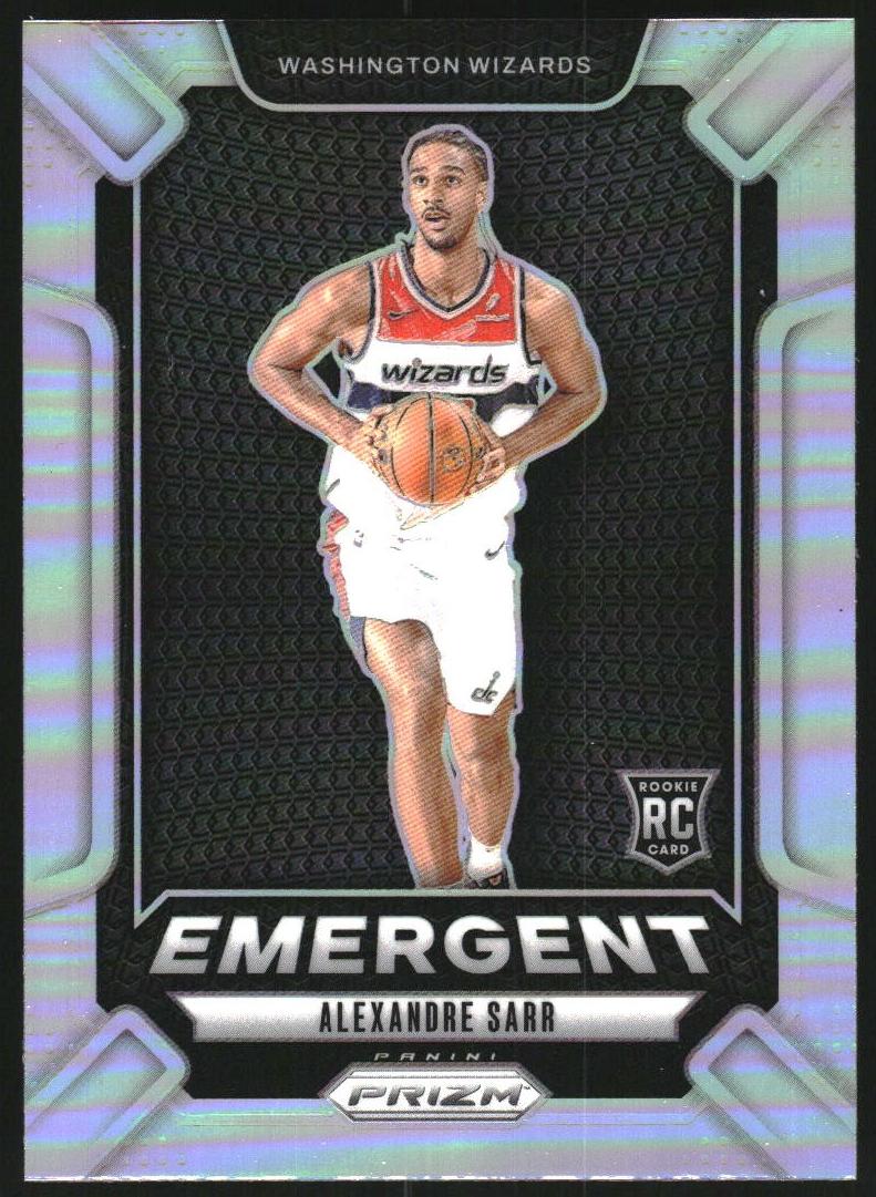 2024 Panini Prizm Basketball Silver Alexandre Sarr #14 PSA 8