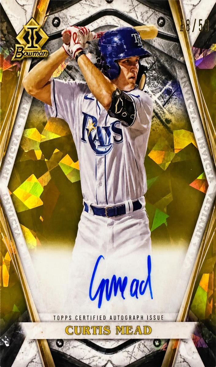 2022 Bowman Chrome Prospects Baseball Atomic Curtis Mead #18
