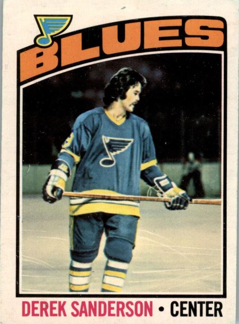 1976 O-Pee-Chee Hockey Derek Sanderson #20