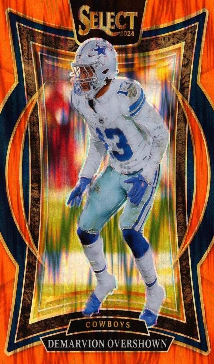2024 Panini Select Football Orange Shock Demarvion Overshown #48