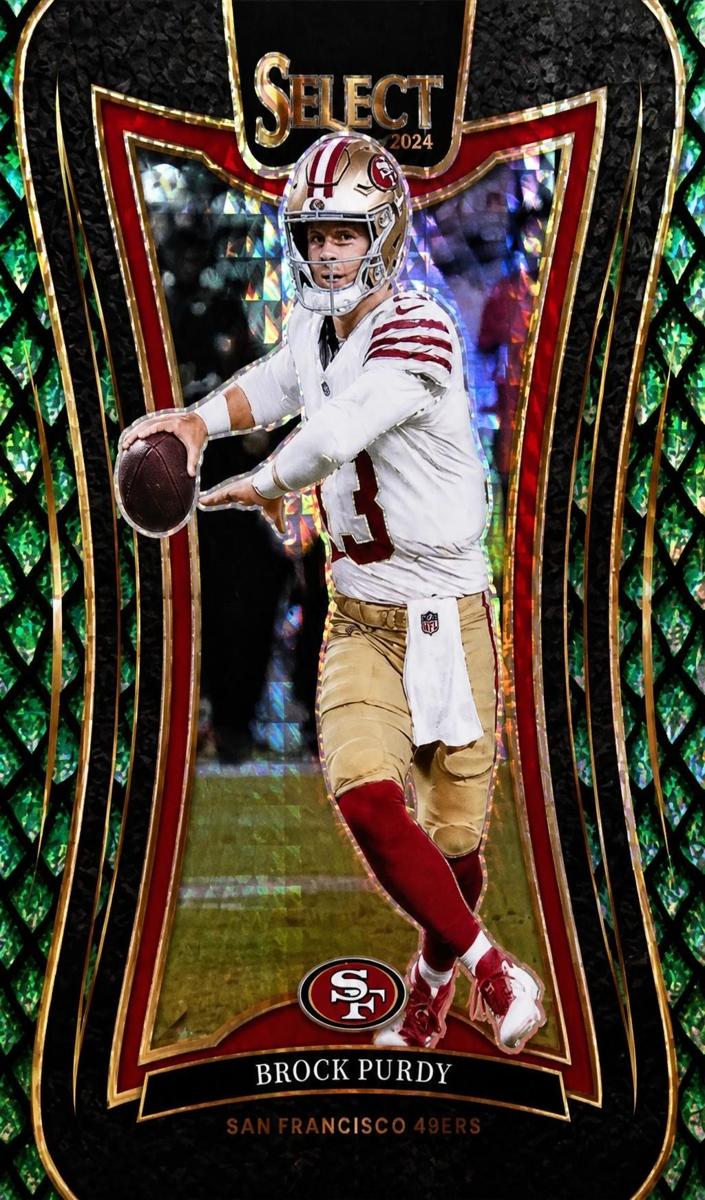 2024 Panini Select Football Dragon Scale Brock Purdy #390