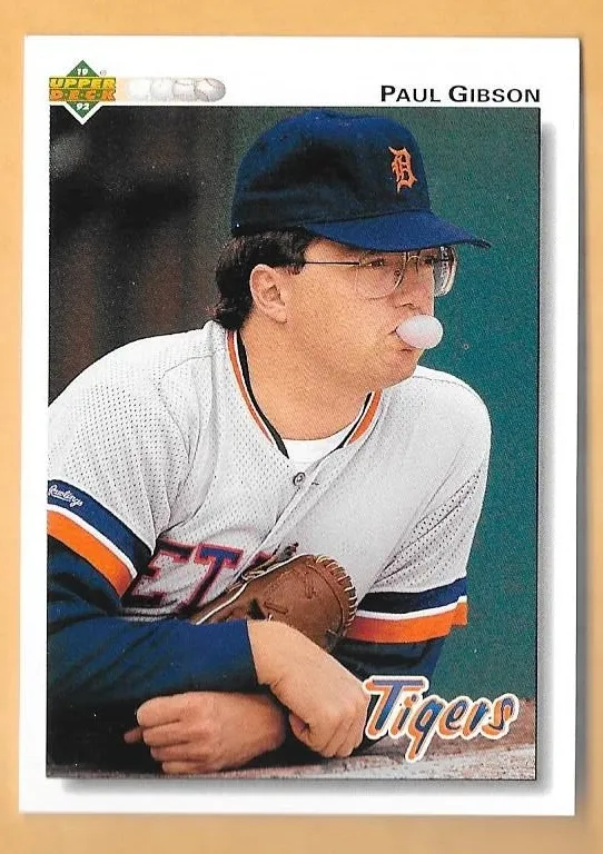 1992 Upper Deck Baseball Paul Gibson #489