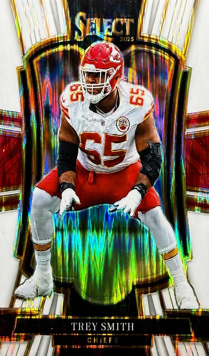 2025 Panini Select Football White Shock Trey Smith #109