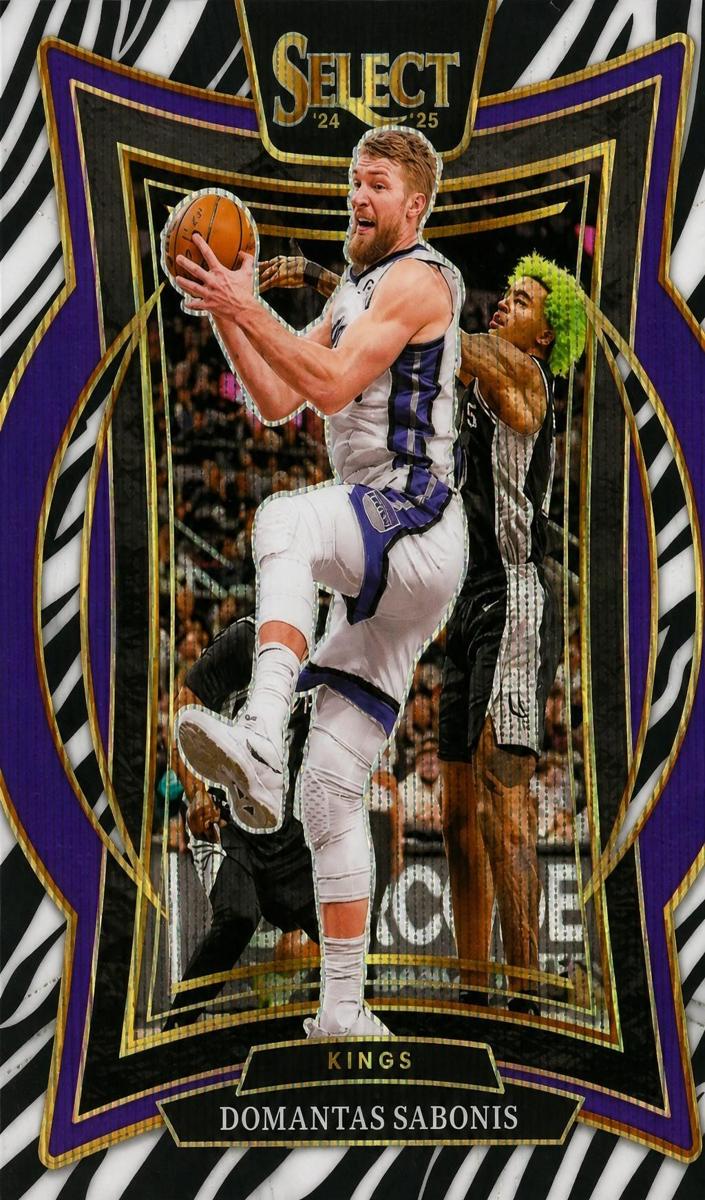 2024 Panini Select Basketball Zebra Domantas Sabonis #24