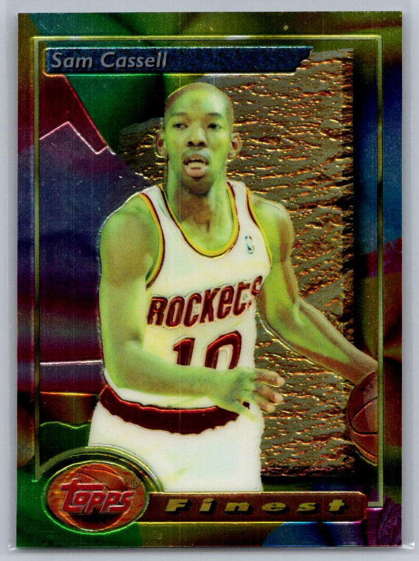 1993 Topps Finest Basketball Sam Cassell #169 PSA 9