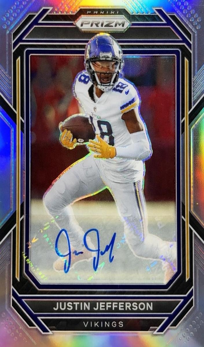 2022 Panini Prizm Football Justin Jefferson #190 PSA 9
