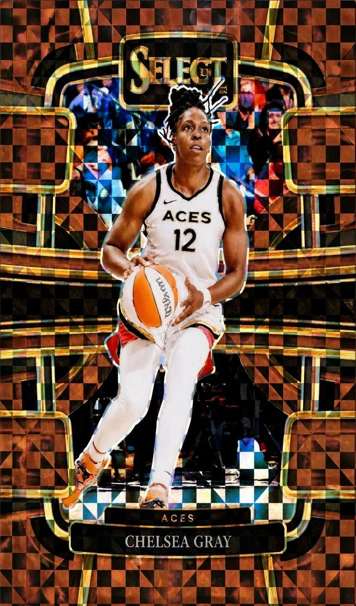 2024 Panini Select WNBA Basketball Bronze Checker Chelsea Gray #94