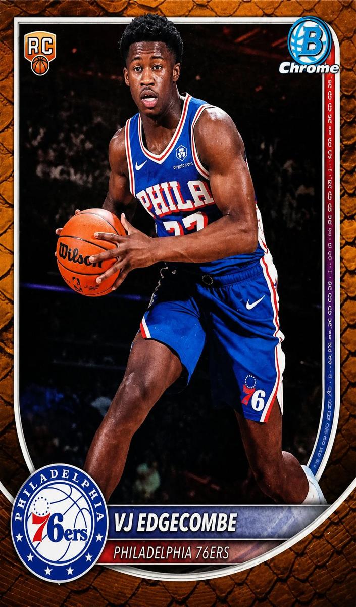 2025 Bowman Basketball Reptilian Refractor VJ Edgecombe #BCV-3 RAW Ungraded