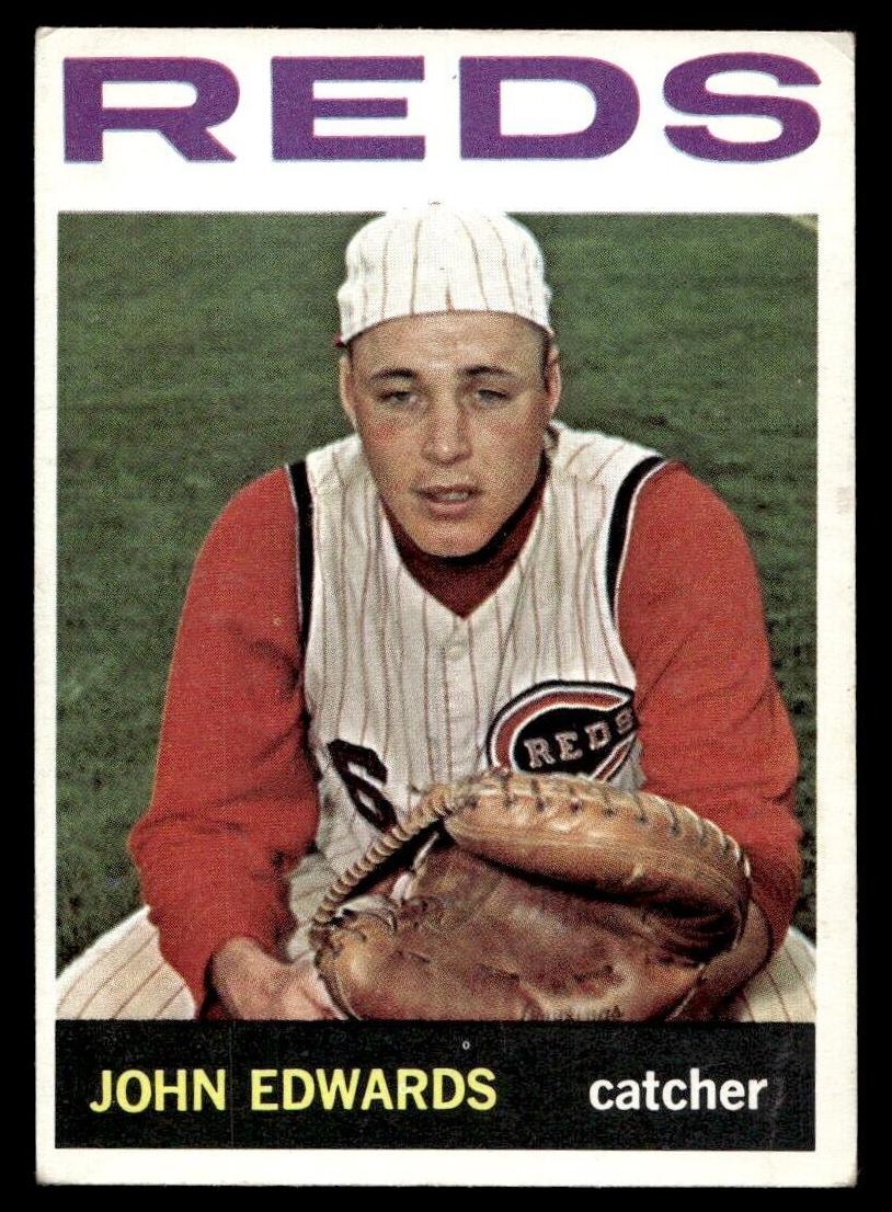 1964 Topps Baseball John Edwards #507 PSA 8