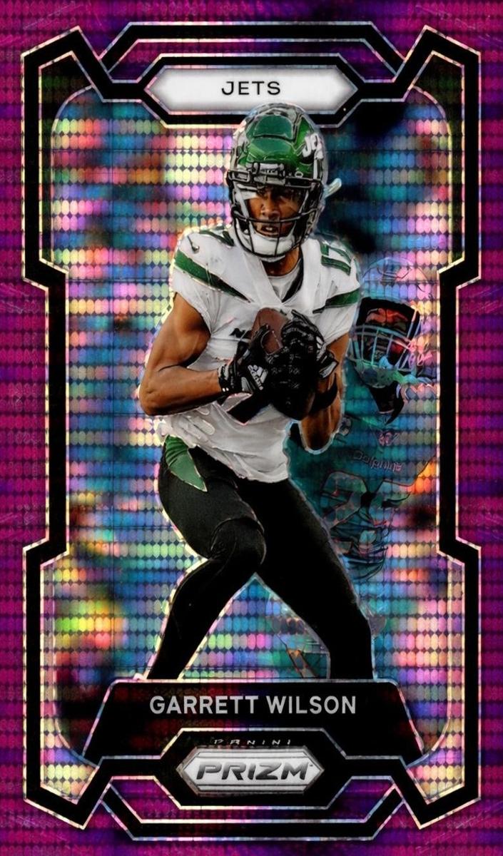 2023 Panini Prizm Football Purple Pulsar Garrett Wilson #233
