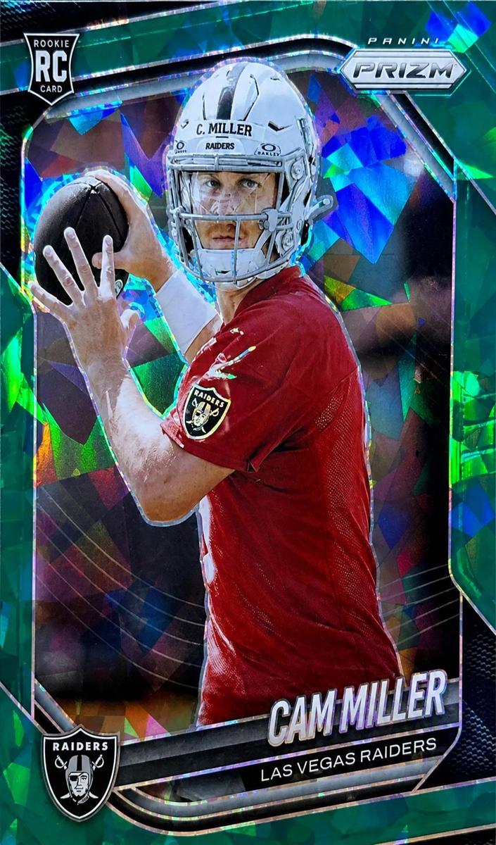 2025 Panini Prizm Football Green Ice Cam Miller #362