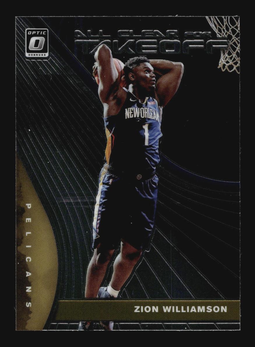 2019 Donruss Optic Basketball Zion Williamson #14
