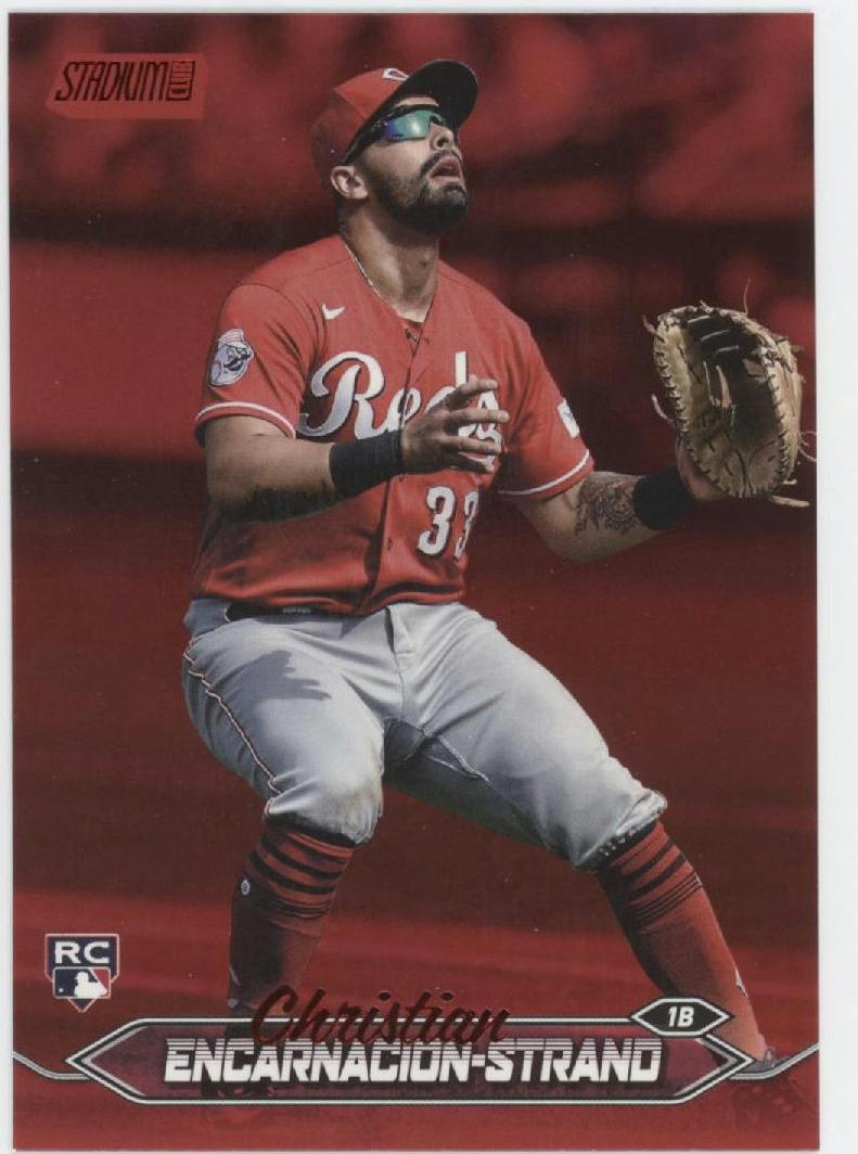 2024 Topps Stadium Club Baseball Red Foil Christian Encarnacion-Strand #5