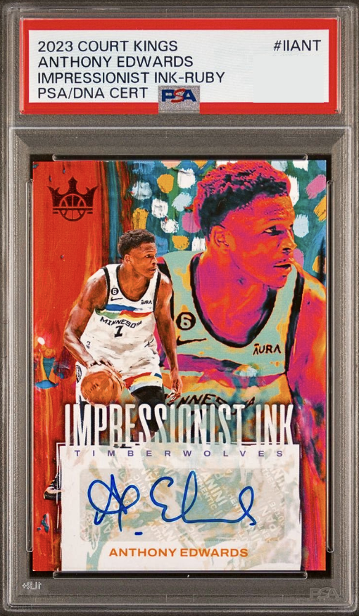 2023 Panini Court Kings Basketball Ruby Anthony Edwards #II-ANT
