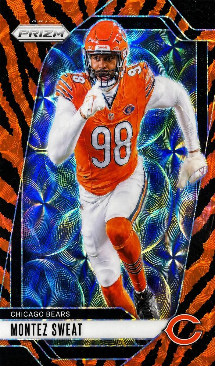 2024 Panini Prizm Football Choice Tiger Stripe Montez Sweat #50